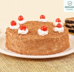 butterscotch crunch delight cake with creamy layers and crunchy topping