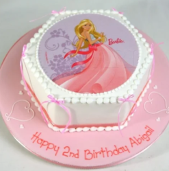 fairytale princess doll cake for girls with beautiful dress design