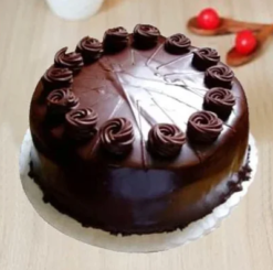 luxury truffle indulgence cake with rich chocolate layers and designer finish