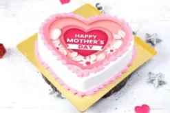 love heart mothers day celebration cake mothers day cake online delivery India