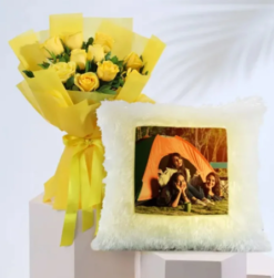 Personalized LED cushion with custom photo glowing