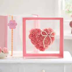 Romantic red rose bouquet for anniversary and love gift