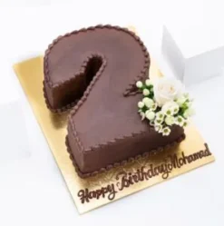 creamy number two celebration cake number cake for birthday online delivery India