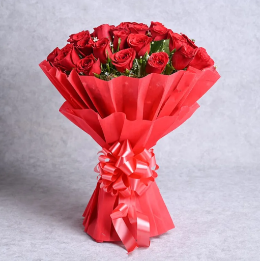 Crimson Rose Elegance Bouquet2