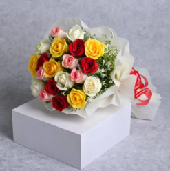 Elegant garden flower bouquet for birthday and celebration gift