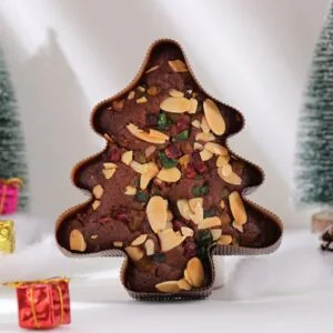 Christmas Plum Cake Online Tree Design festive christmas tree plum cake christmas plum cake online delivery India