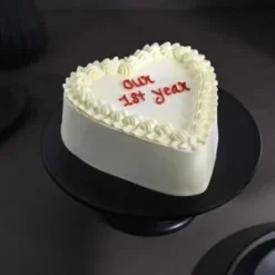 first love heart anniversary celebration cake first anniversary cake delivery India
