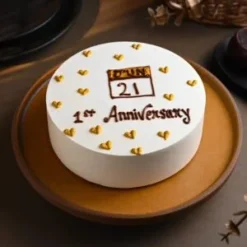 golden bliss anniversary celebration cake golden anniversary cake delivery India