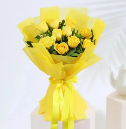 Golden Sunshine Gerbera Bouquet 3