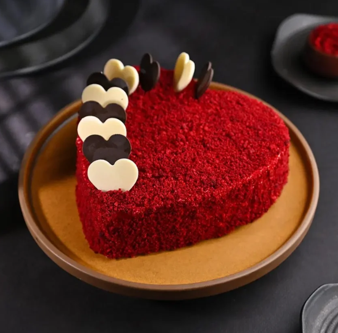 Heart Shape Red Velvet Cake for Love red velvet heart shape cake with cream cheese frosting for romantic celebration