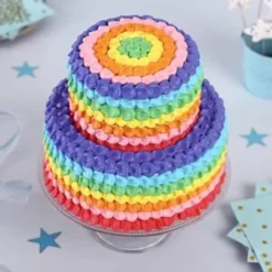 rainbow celebration tier cake birthday cake online delivery India