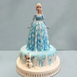 snow sisters enchanted cake snow princess birthday cake for girls online delivery India