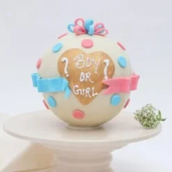 choco truffle royale smash cake with chocolate shell and hidden chocolates