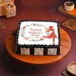 empowered freedom cake with soft cream layers and elegant design