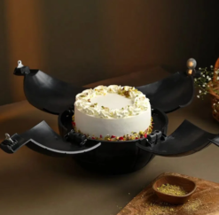 pineapple bombshell delight cake with fresh cream and fruit topping