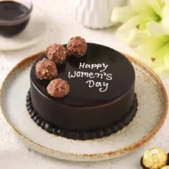 truffle grace celebration cake with rich chocolate layers and smooth texture