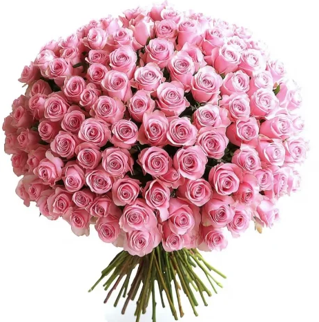 100 Pink Roses Love Bouquet 100 Pink Roses Love Bouquet