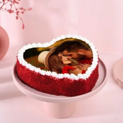 cherished love moments heart shape cake for romantic celebration