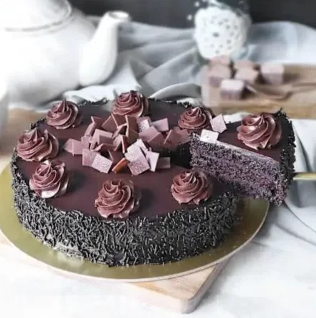 Chocolate Cake & Red Rose Combo 3