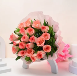 Classic romantic rose bouquet for love and anniversary gift
