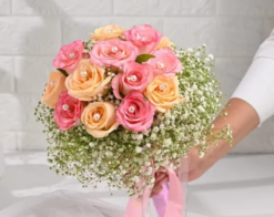 Elegant rose floral harmony bouquet for gifting