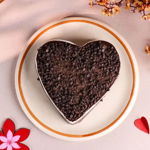 Endless Love Choco Heart Cake Endless Love Choco Heart Cake Romantic Chocolate Heart Cake