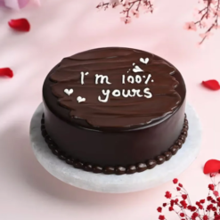 Eternal Love Choco Sweetheart Cake Romantic Chocolate Cake