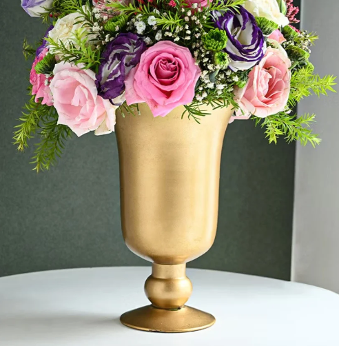 Golden Vase Blossom Arrangement 3