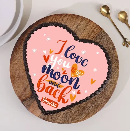 Heart of Affection Valentine Cake 2