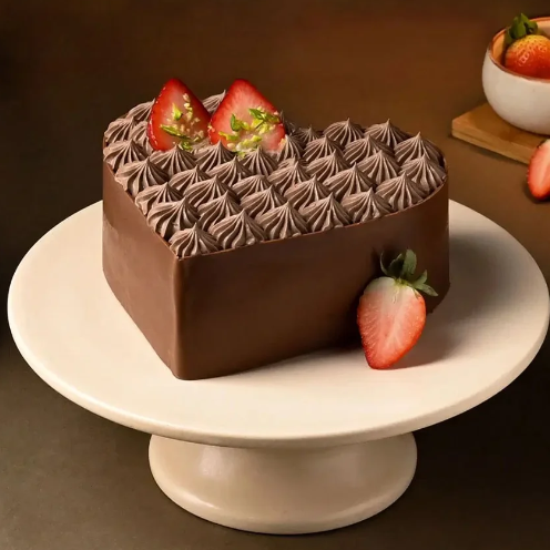 Heartfelt Chocolate Bliss Love Cake Heartfelt Chocolate Bliss Love Cake