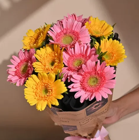 Luxury Gerbera Blossom Bouquet Luxury gerbera bouquet for birthday and celebration gift