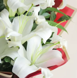 Opulent lily bouquet for premium gifting and celebrations