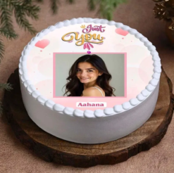 Personalized photo cake for birthday and anniversary