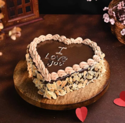 pure indulgence chocolate love cake for romantic celebration
