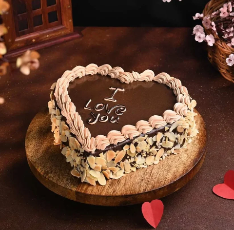 Pure Indulgence Chocolate Love Cake Online pure indulgence chocolate love cake for romantic celebration
