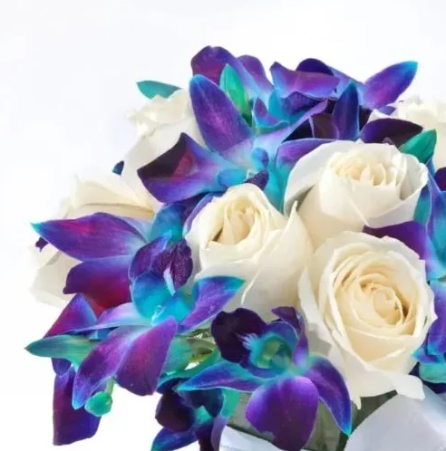 Purple Orchid Charm Bouquet 1
