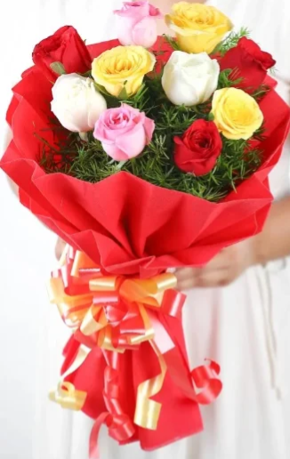 Radiant Mixed Flower Harmony Bouquet 1