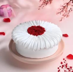 pure romance red velvet delight cake for romantic celebration
