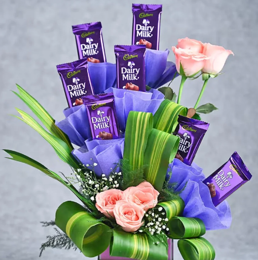 Rose & Choco Love Treat Combo 1