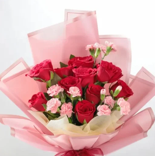 Ruby Red Symphony Bouquet 2