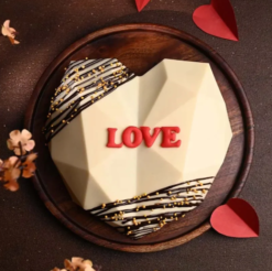 tropical theme romantic cake for love surprise and celebration