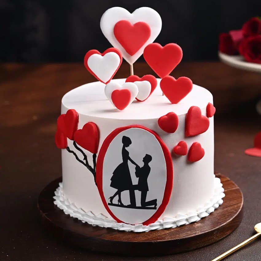 True Love Heart Cake 2