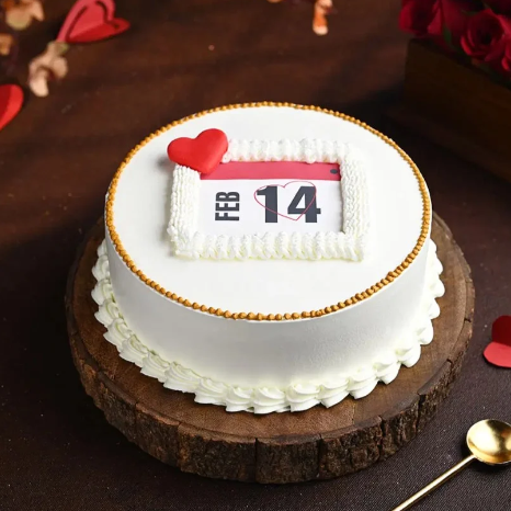 Valentine Romantic Date Night Celebration Cake Online valentine romantic date night cake for couple celebration and gifting