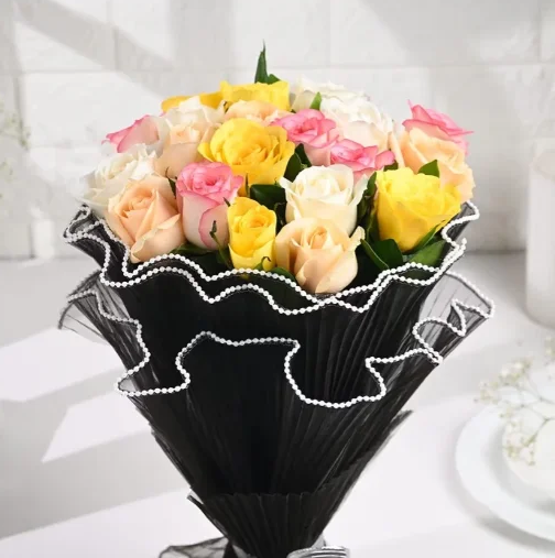 Vibrant Rose Elegance Bouquet 1