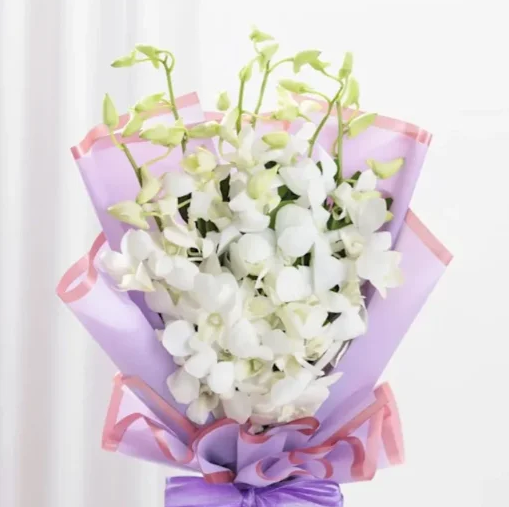 White Orchid Charm Bouquet 1