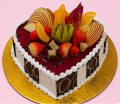 blueberry velvet bliss cake with fresh berries topping for celebration