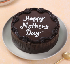 Mothers day chocolate truffle cake for mom