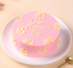 Daisy canvas mothers day floral designer cake