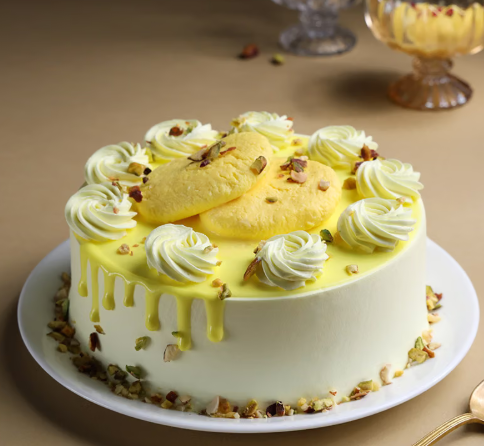 Royal Rasmalai Pista Delight Cake 1