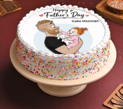 fathers day cake dad and daughter sweet bond cake online delivery India